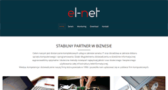 Desktop Screenshot of el-net.com.pl